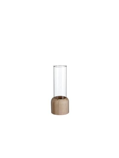 Vase soliflor base en bois...