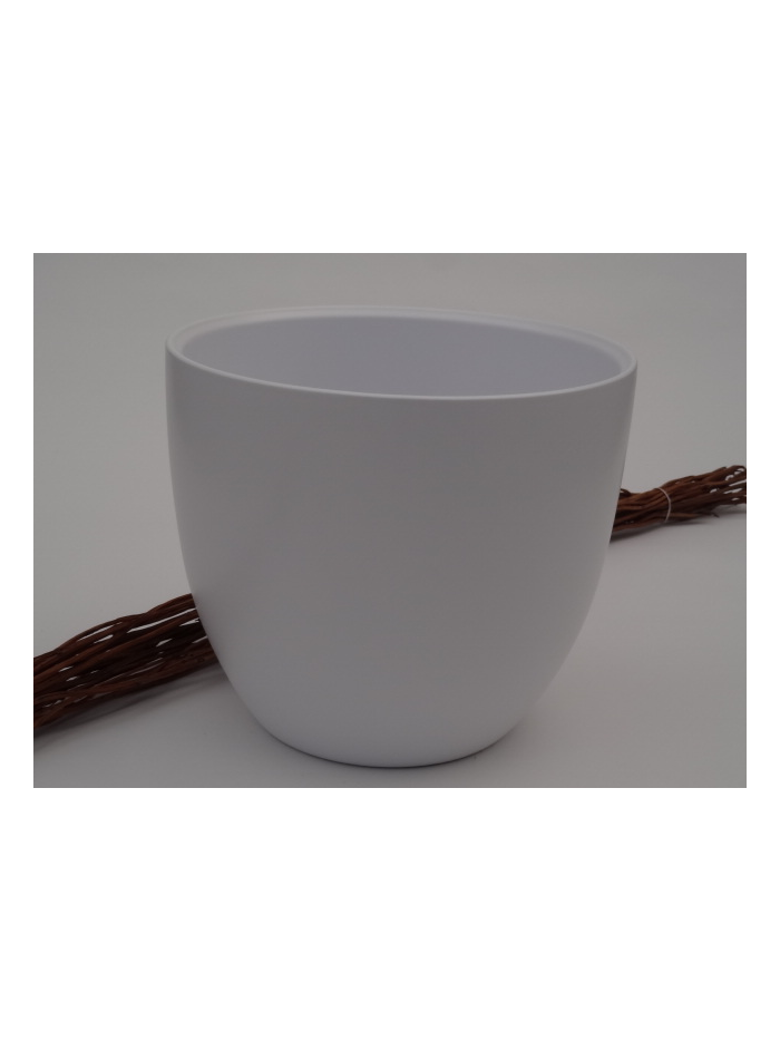 Cache-pot serie 301 Blanc mat D33cm