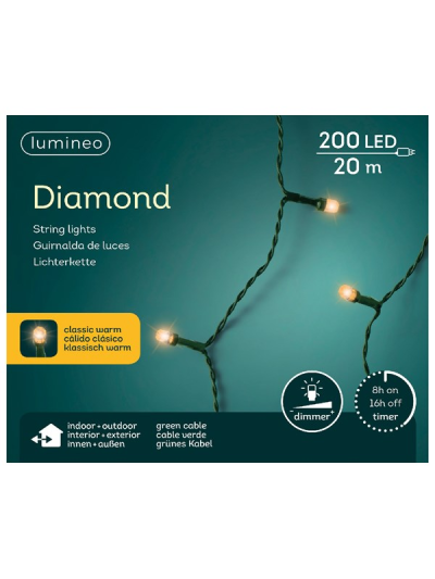 Led Diamant 200 lampes