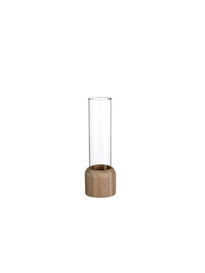 Vase soliflor base en bois...