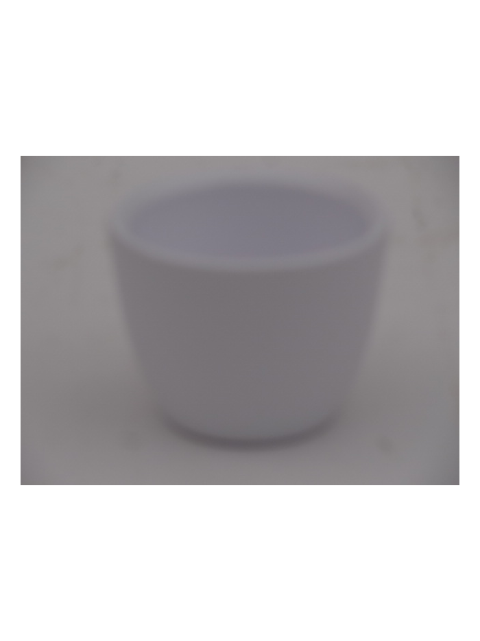 Cache-pot serie 301 Blanc mat D 8 cm