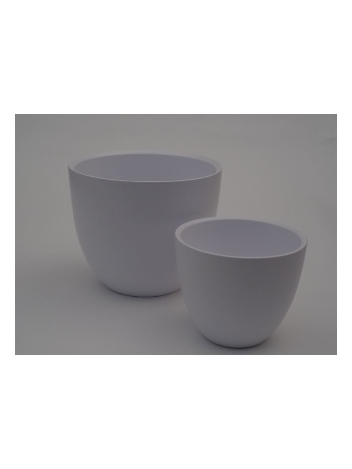 Cache-pot serie 301 Blanc mat D21 cm